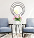 Luna Round Mirror Black