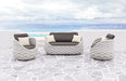 Coral Reef Loveseat Gray