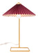 Charo Table Lamp Red & Gold
