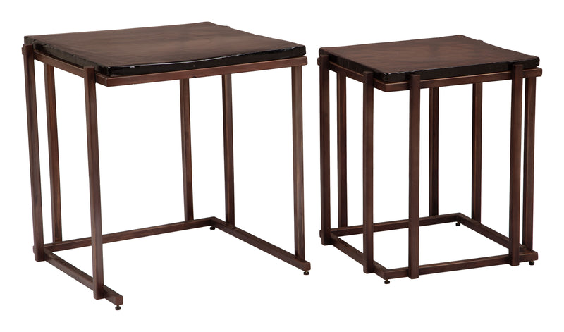 Shimai Nesting Tables (2-Piece) Bronze