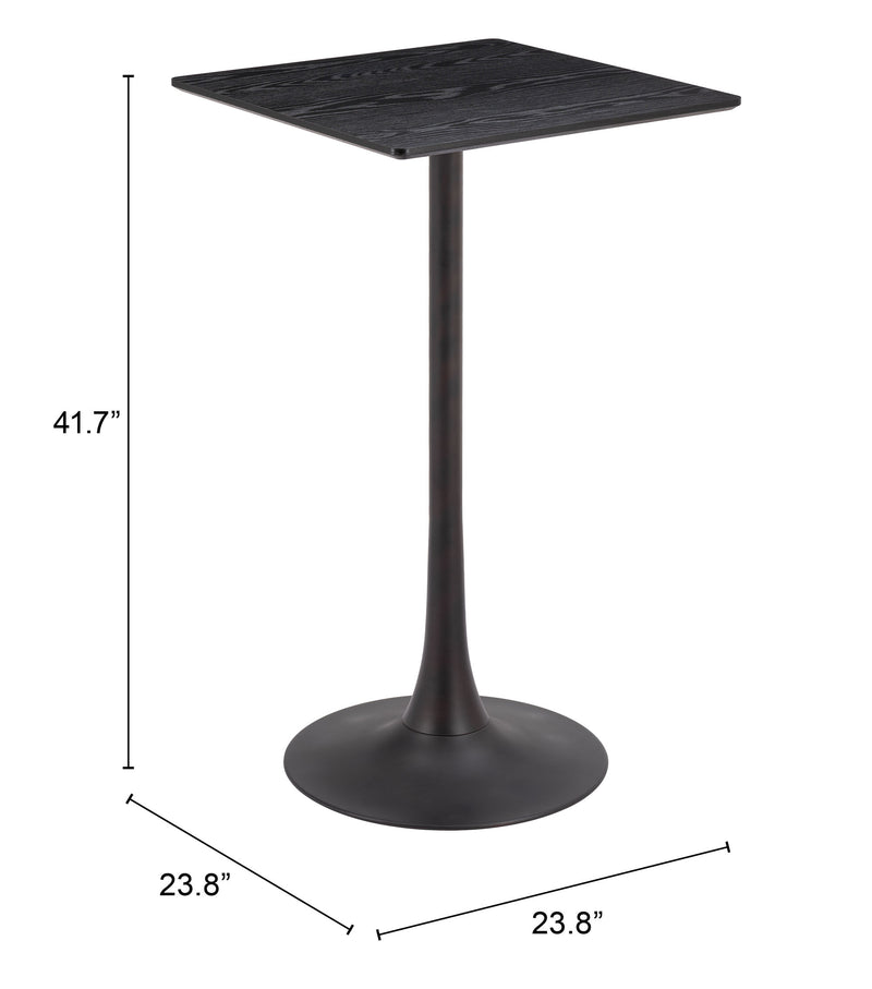 Valleta Bar Table Black