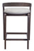 Troy Counter Stool (Set of 2) Dove Gray & Espresso