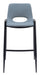 Desi Barstool (Set of 2) Azure Gray