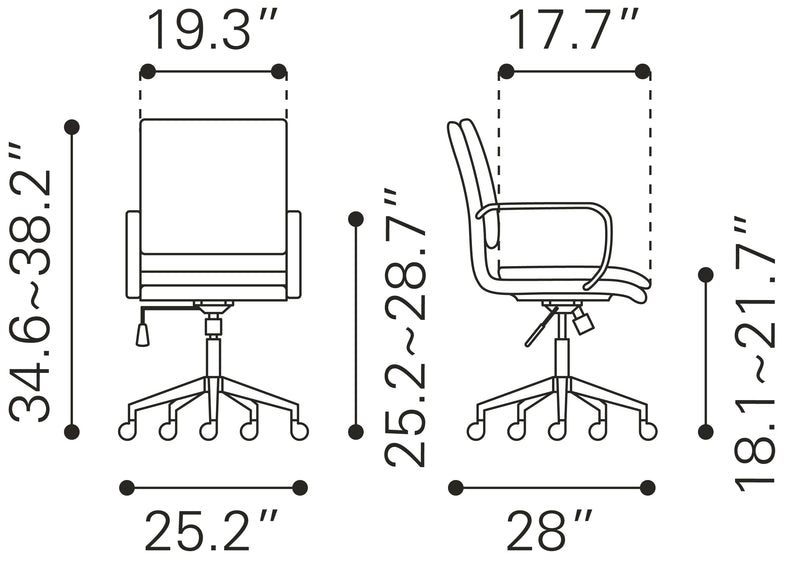 Partner Office Chair White