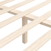 Netz King Bed Black & Walnut