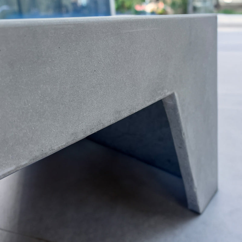 Concrete Cantilever Modern Cornhole Board