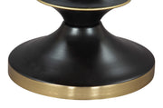Donahue Side Table Gold & Black