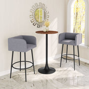 Horbat Barstool (Set of 2) Gray