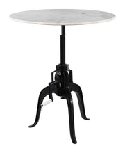 Mufid Bistro Table White & Black