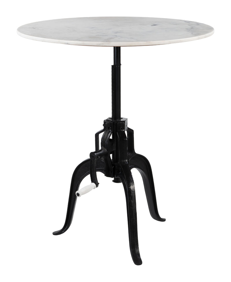Mufid Bistro Table White & Black