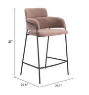 Marcel Counter Stool (Set of 2) Brown
