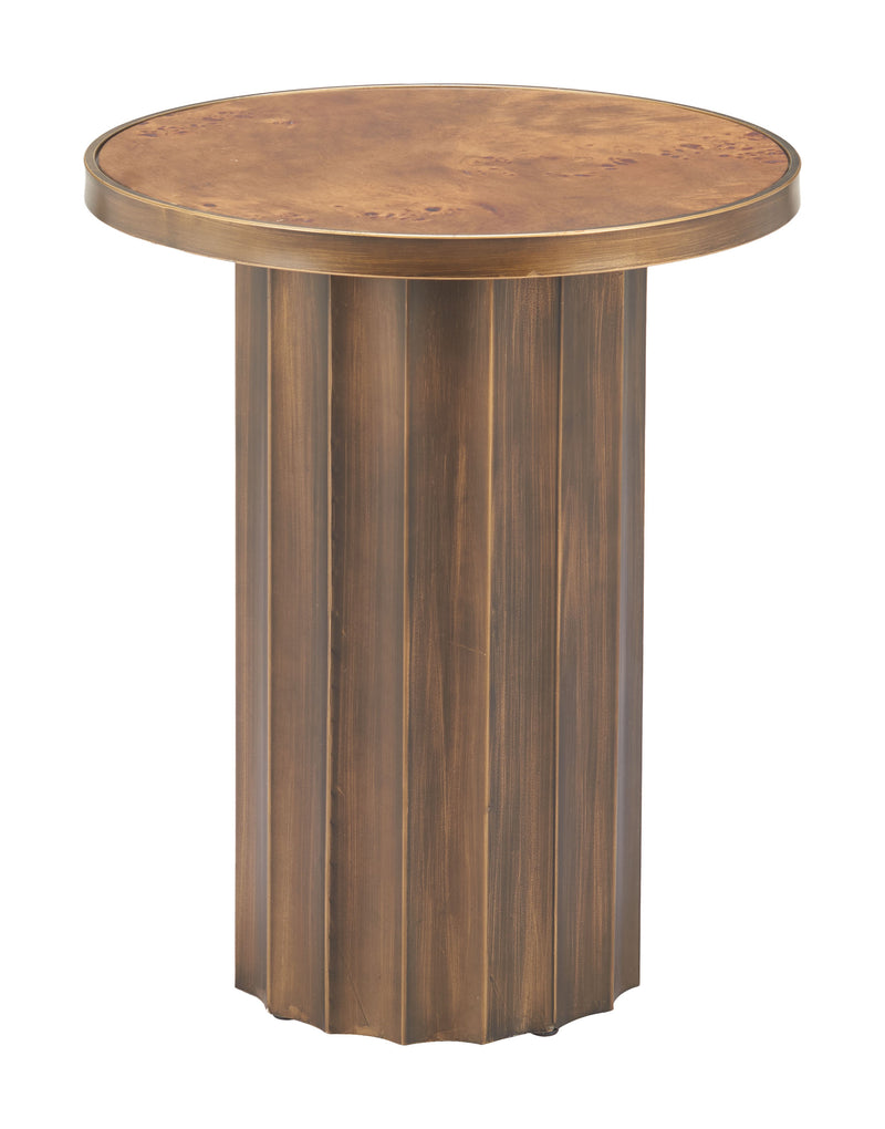 Afinato Side Table Brown