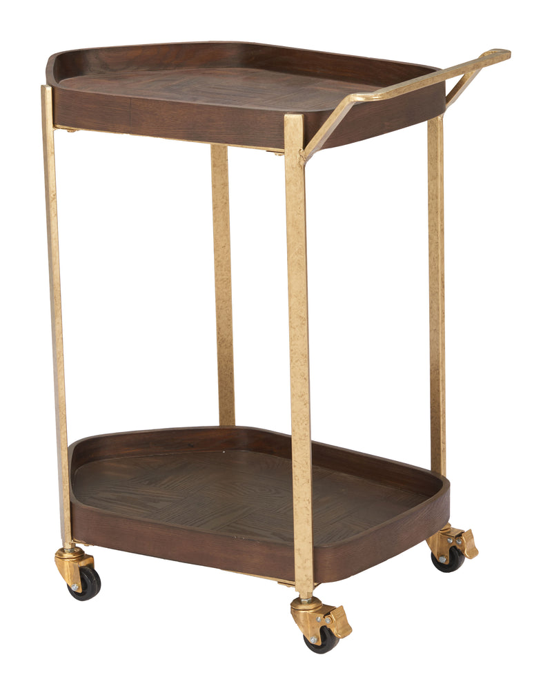 Stela Bar Cart Walnut