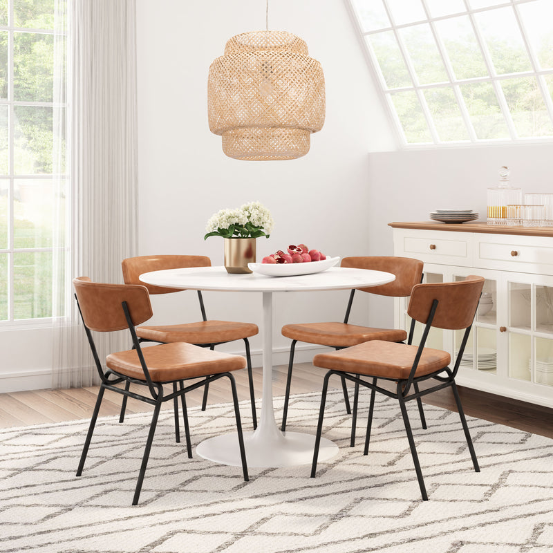 Charon Dining Chair (Set of 2) Vintage Brown