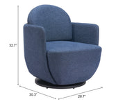 Bant Swivel Chair Blue