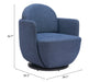 Bant Swivel Chair Blue
