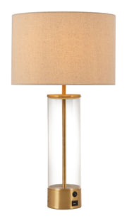 Boreal Table Lamp Beige & Gold