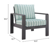 Rolig Armchair Green