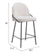 Jambi Counter Stool (Set of 2) Ivory