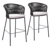 Freycinet Barstool (Set of 2) Black