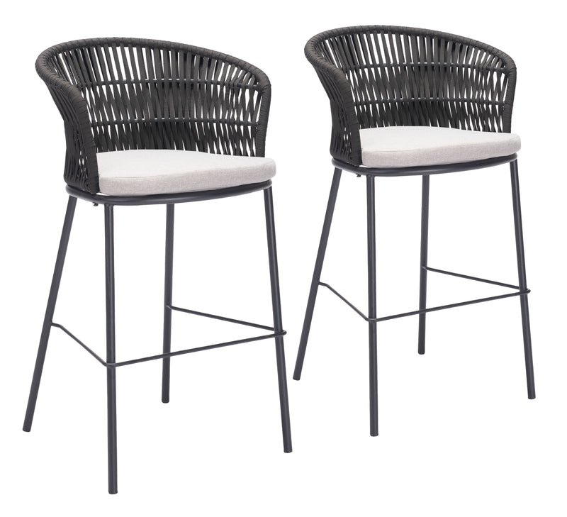 Freycinet Barstool (Set of 2) Black