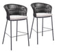 Freycinet Barstool (Set of 2) Black