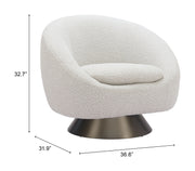 Modan Swivel Chair Misty Gray
