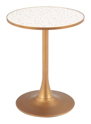 Bite Bistro Table Beige & Gold
