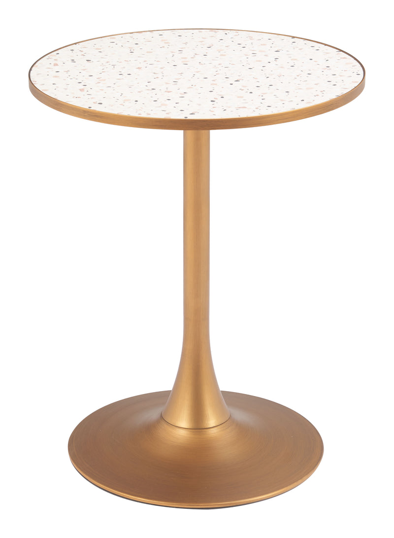 Bite Bistro Table Beige & Gold