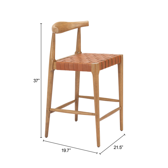 Bandani Counter Stool (Set of 2) Tan