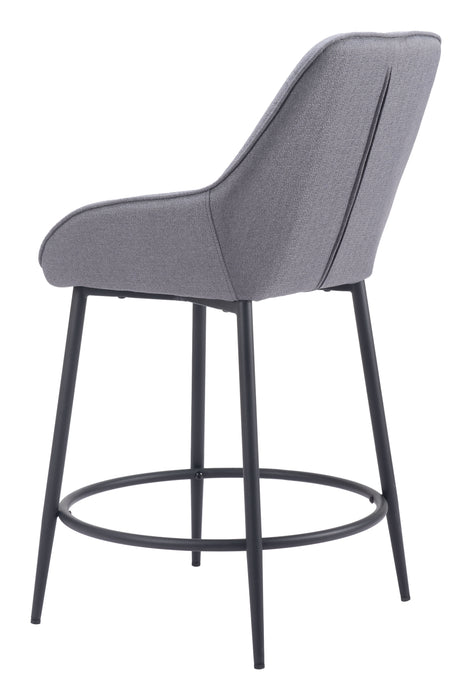 Vila Counter Stool (Set of 2) Gray