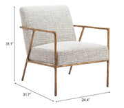Norrebro Accent Chair Beige Frost