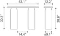 Luxor Console Table Multicolor