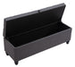 Halifax Storage Bench Gravel Gray
