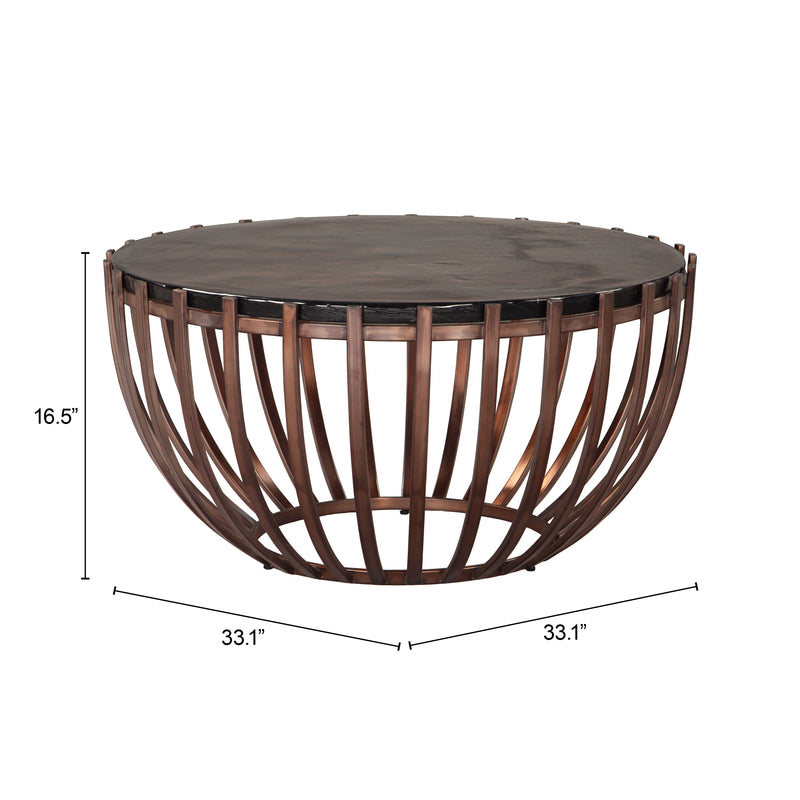 Kafig Coffee Table Bronze