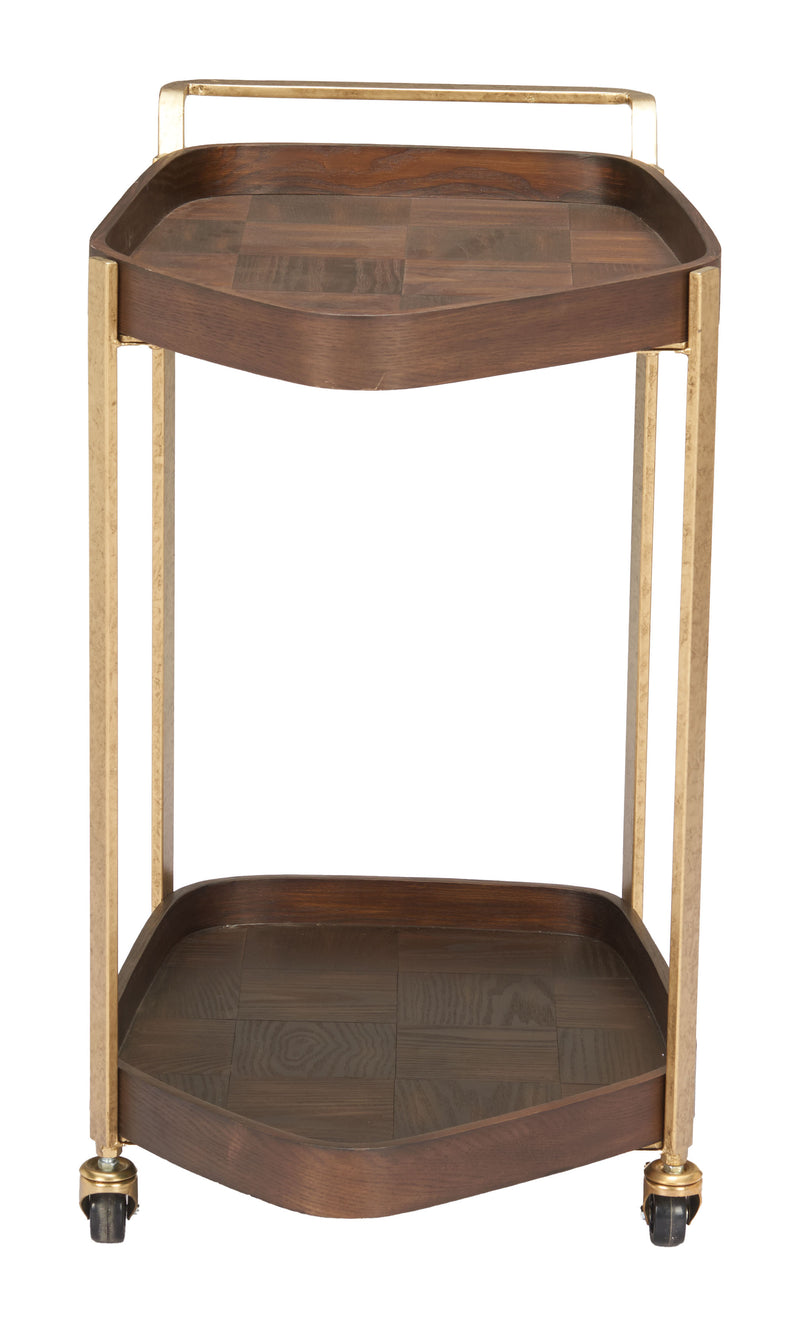 Stela Bar Cart Walnut