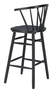 Stenger Barstool (Set of 2) Black