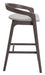 Troy Barstool (Set of 2) Dove Gray & Espresso