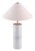 Ciara Table Lamp Beige & White