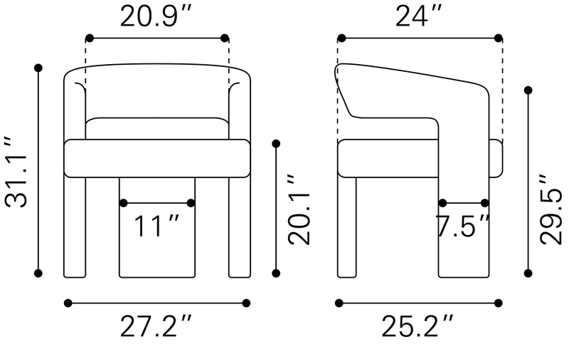 Java Accent Chair Sandy Beige