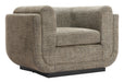 Sereneu Accent Chair Green Tweed