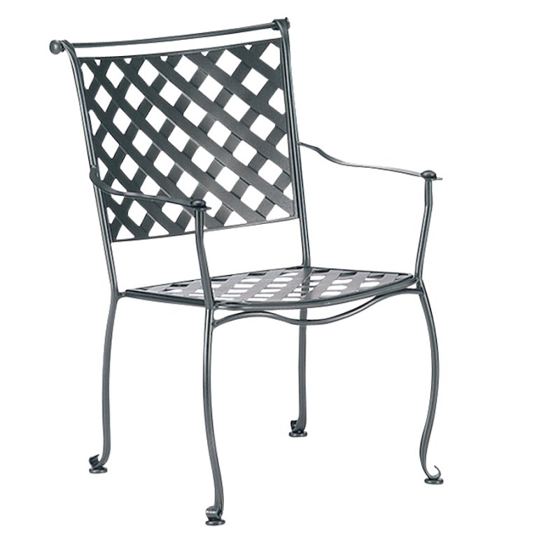 Et Maddox Dining Arm Chair - Stackable Cetera Iron