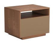 Slit Nightstand Walnut