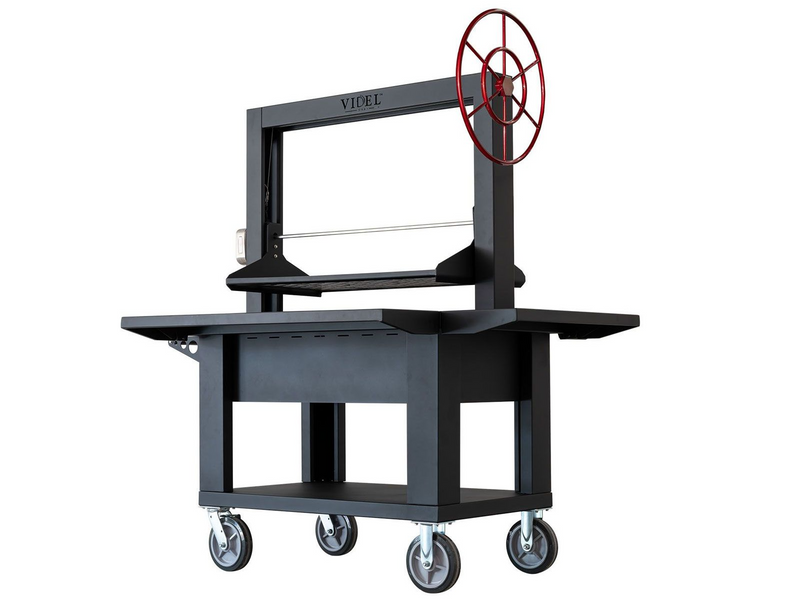 Brasa I - Videl BBQ - Santa Maria Style Grill - Black Powder Coated Finish