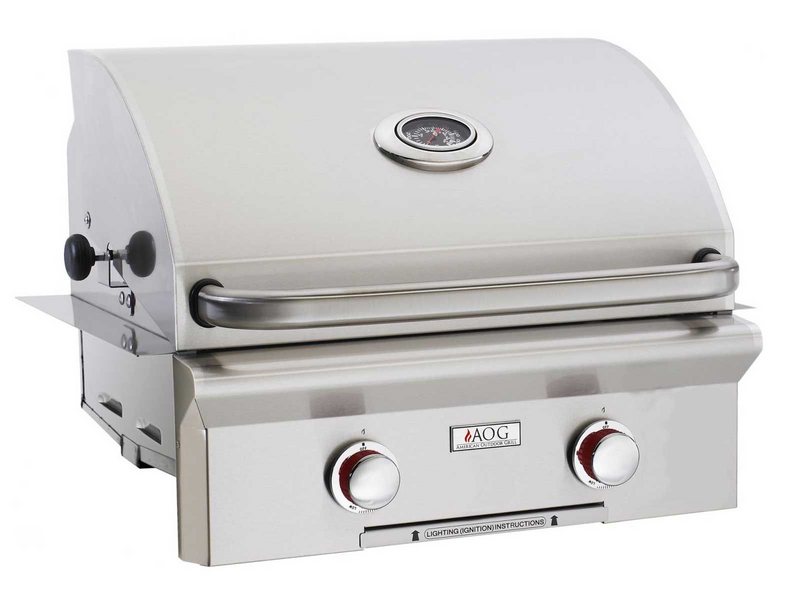 AOG T-Series 24-Inch 2-Burner Built-In Gas Grill