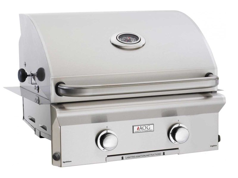 AOG L-Series 24-Inch 2-Burner Built-In Gas Grill