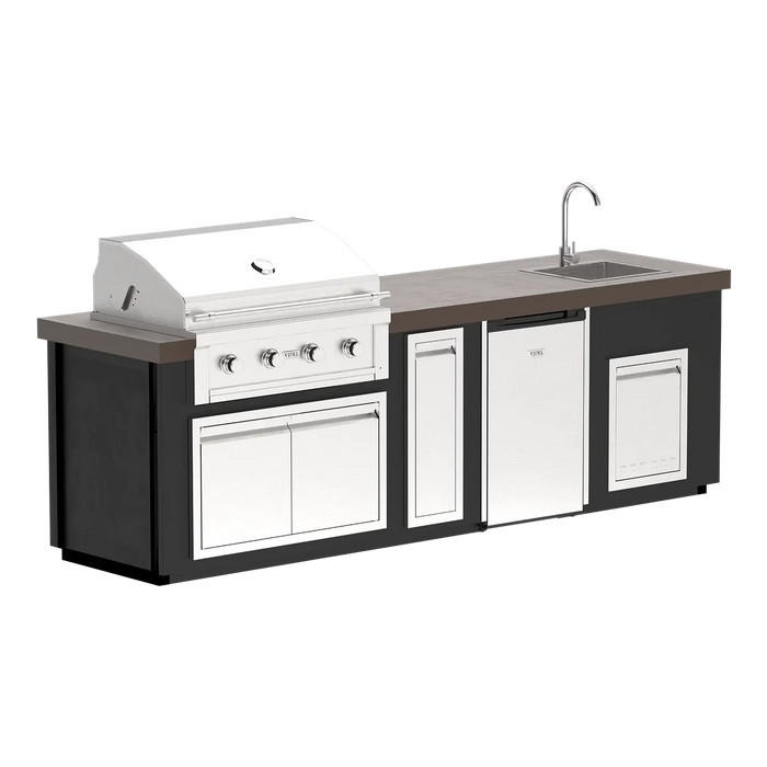 112" Luxe - I - Complete BBQ Island