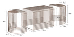 Pitch Coffee Table Set (3-Piece) Bronze