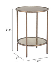 Anelli Side Table Bronze