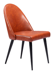 Silloth Armless Dining Chair (Set of 2) Brown